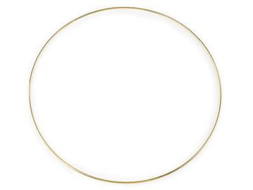 Kovinski krog Ø30,5 cm pobarvan - zlato