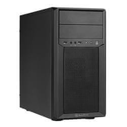 SilverStone FARA 313, kompaktno ohišje Micro-ATX, 2x USB 3.0, GPU do 354 mm, jekleno, črno
