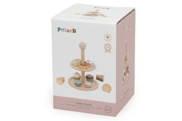 Leseno stojalo s keksi