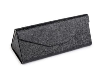 Zložljiv etui za očala 6,5x16 cm - črn