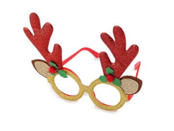 Očala za božično zabavo / karneval severnega jelena - zlato rdeča
