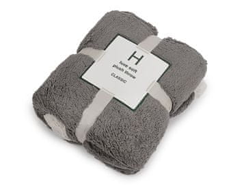 Odeja jagnje 150x200 cm - siva