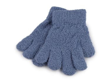 Otroške pletene frotirne rokavice - modre kavbojke