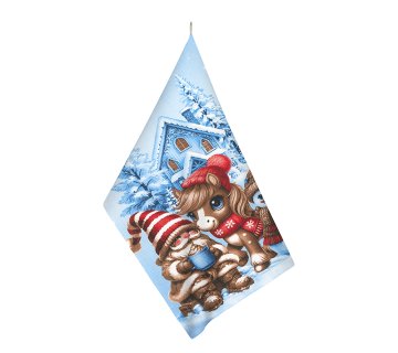 Kuhinjska brisača 1 kos - 50x60 cm - Sneženi mož