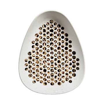 Elho Hotel za žuželke - Esencialni čebelji hotel - vlaknat, siv 18 cm