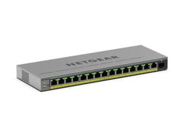 Netgear 16PT GIGABIT UNMANAGEABLE PLUS SWITCH W/ POE+