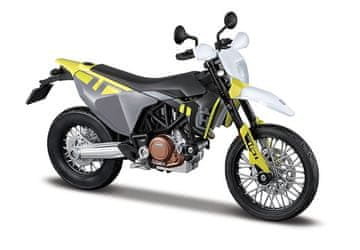 Maisto - Motocikel s stojalom, 2023 Husqvarna 701 Supermoto, 1:12