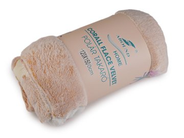 Otroška odeja, ki se sveti v temi 120x150 cm - bež svetlo mačka