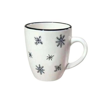 VRČ S SNEŽINKAMI MODRI 350ML