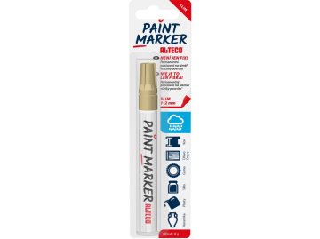ALTECO permanentni marker Paint Marker SLIM zlati