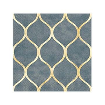 PRTIČKI ZLATI VZOREC 3-SLOJNI 33X33CM