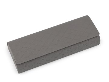Kovček za očala 6x15,5 cm - siv
