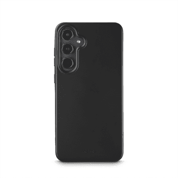 Hama Fantastic Feel, ovitek za Samsung Galaxy S25 FE, mehka površina, črn