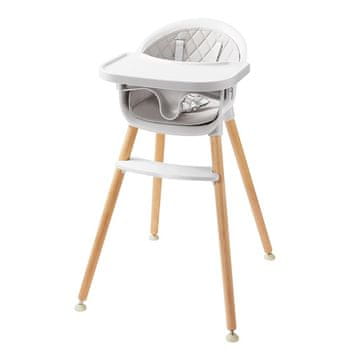 2Kids Toys Jedilni stol sive barve