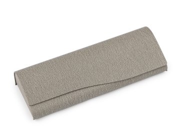 Kovček za očala 6x16 cm - sivo-beluški