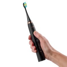 Concept Sonična zobna ščetka s potovalnim kovčkom Perfect Smile črna ZK7011