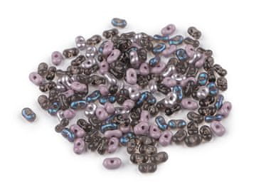 Plastične kroglice mešanica arašidov 4x6 mm - črno sive (10 g)
