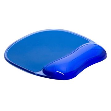 Q-Connect gelska podloga za miško z naslonom modra