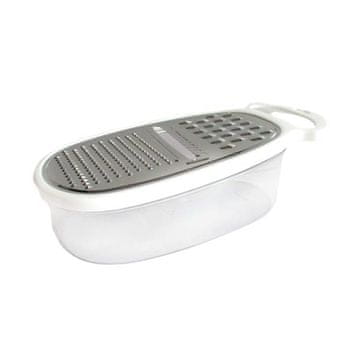 STRGALO 25,5X12,5X7CM IZ NERJAVEČEGA JEKLA, PLASTIKA, BELA