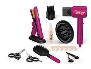 Kozmetični set s sušilnikom za lase in likalnikom