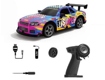 Avto 87 Super driftanje žareči RC daljinski upravljalnik 20 cm