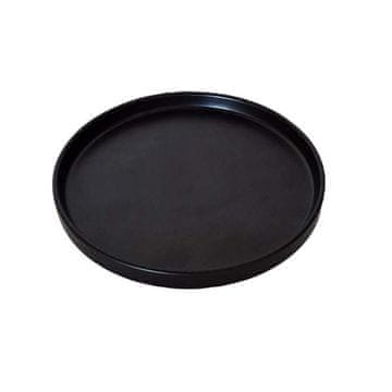 DESERTNI KROŽNIK 20CM ČRNA MAT KERAMIKA KITCHISIMO