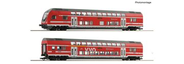 ROCO Dvodelni komplet : DB AG Double Decker, digitalni - 6200066