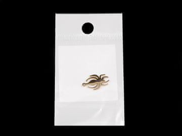 Obesek iz nerjavečega jekla, zmajček, pajek - zlati pajek