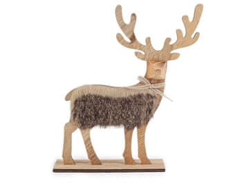 Leseni jelen višine 30 cm - naravna barva.