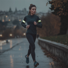 Hama odsevni trakovi za tekače/sprehajalce/kolesarje, EN 17353:2020, elastični, nastavljivi, 2 kosa