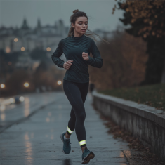 Hama odsevni trakovi za tekače/sprehajalce/kolesarje, EN 17353:2020, elastični, nastavljivi, 2 kosa