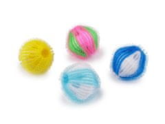 Komplet 4 kroglic za pralni stroj za večkratno uporabo - mix