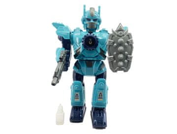 Robot MECHA s parnimi učinki, modri 32 cm