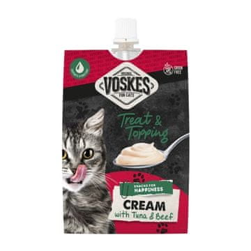 Voskes kremne prigrizke Cat s tunino in govedino 90 g