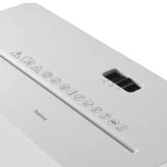 Hama Safe X40-W, uničevalnik s križnim rezom, 4 listi, stopnja varnosti P4 T4 E3, bela