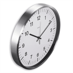 Hama Java, stenska ura z radijskim signalom, 35 cm, srebrna