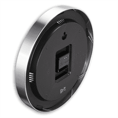 Hama Java, stenska ura z radijskim signalom, 35 cm, srebrna