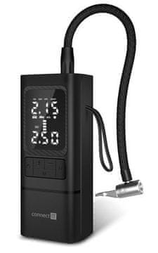 CONNECT IT Prenosni kompresor AirFlow / banka energije / svetilka / BLACK