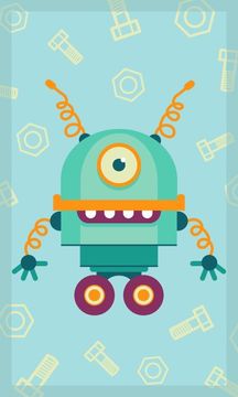 FARO Otroška brisača Robot Bombaž - frotir, 50/30 cm