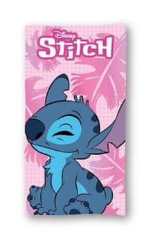 FARO Brisača Lilo and Stitch roza Bombaž - frotir, 70/140 cm