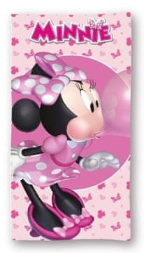 FARO Brisača Minnie Bows Bombaž - frotir, 70/140 cm