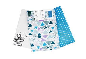 Faro Tekstylia FARO Kuhinjske brisače Kuke 3 kosi Komplet s potiskom kaktusa Bombaž, 40/60 cm