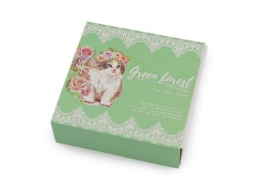 Washi dekorativni lepilni trak vintage set mix. cvetje