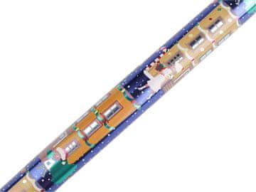 Božični ovojni papir 0,7x2 m - glej fotografijo metalik