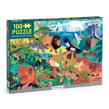Mudpuppy Animals of the World Puzzle100 kosov