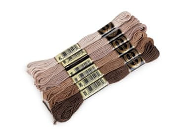 Preja za vezenje tipa mouline AIRO 6 kosov/8 m - bež (6 kosov)