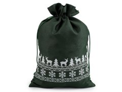 Božična darilna vrečka 20x30 cm - zelena jelka (10 kosov)