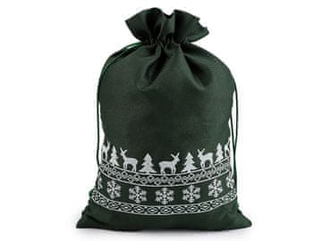 Božična darilna vrečka 20x30 cm - zelena jelka (10 kosov)