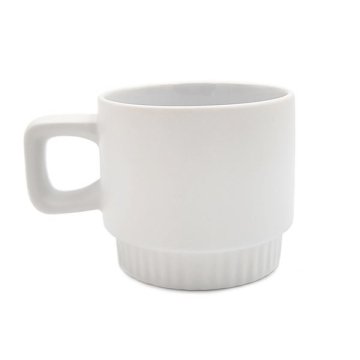 Skodelica VENTI bela, z nazobčanim dnom