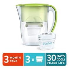 AQUA OPTIMA - Filtrirni kotliček Oria zelen + 3x filter EVO1PLUS